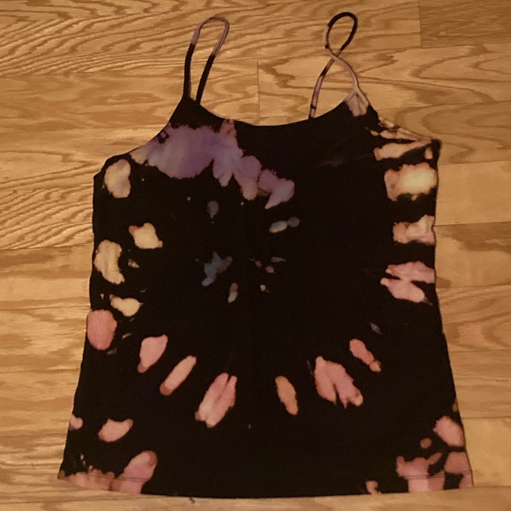 Unique reverse tie dye cami